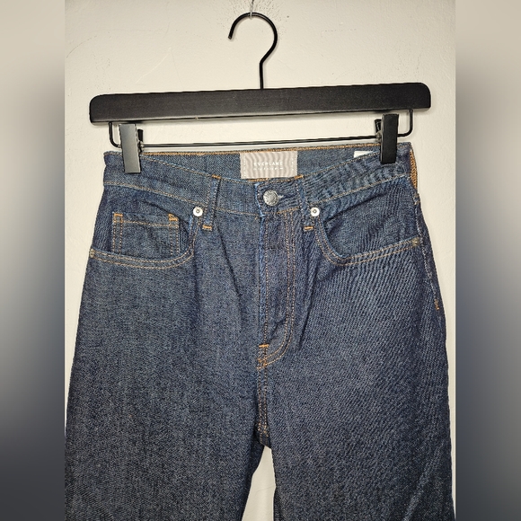 EVERLANE The High Rise Straight Jean Dark Wash Size 24 Regular - Picture 5 of 6